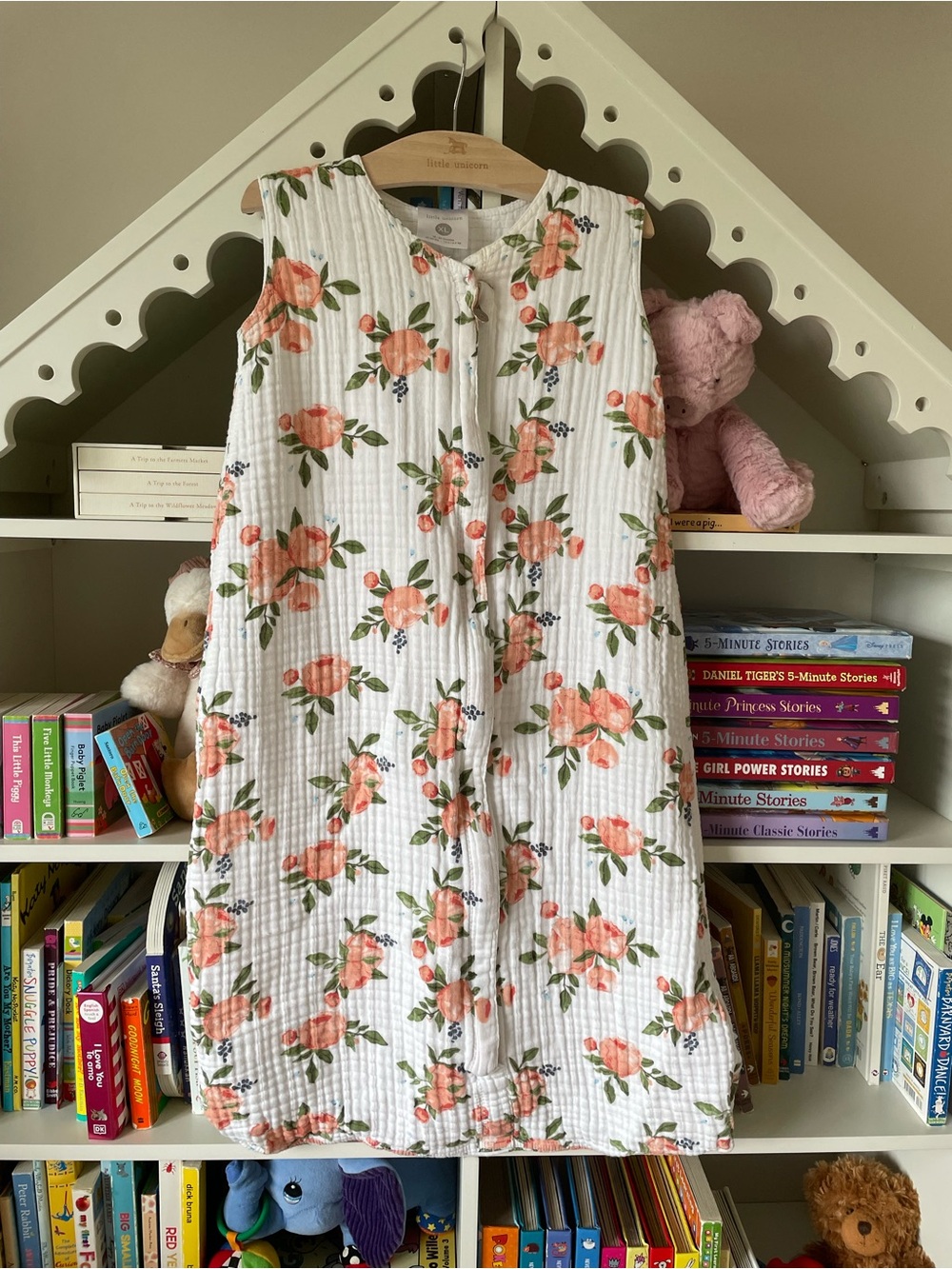 Little Unicorn Light Floral Sleep Sack XL